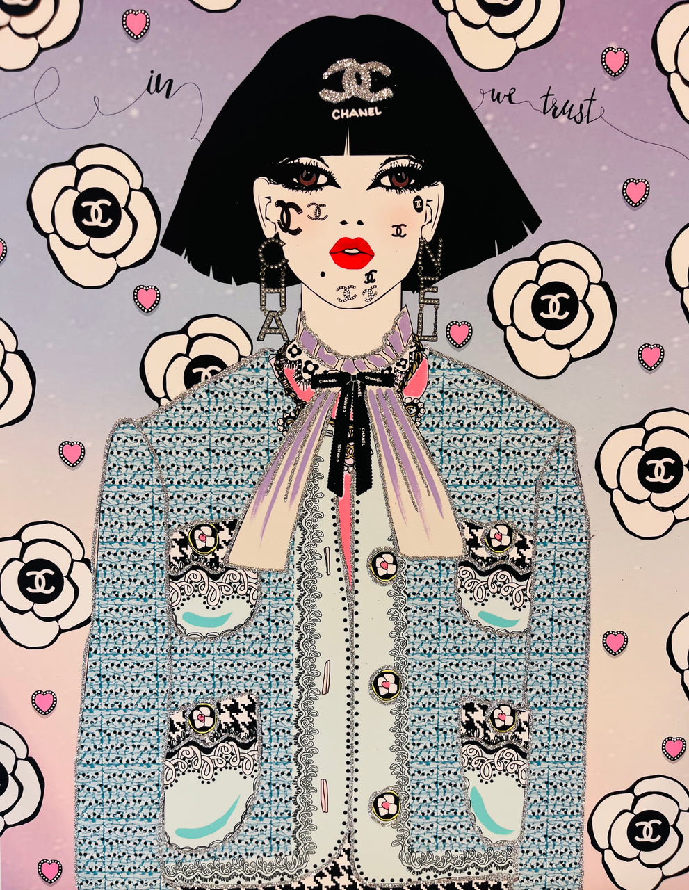 In Chanel We Trust 11x14 MEDIUM PRINT