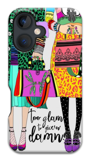 Too Glam To Give A Damn iPhone Case