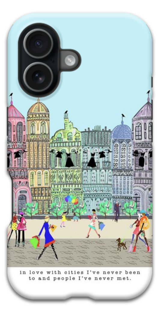 In Love With Cities I've Never Been To And People I've Never Met iPhone Case