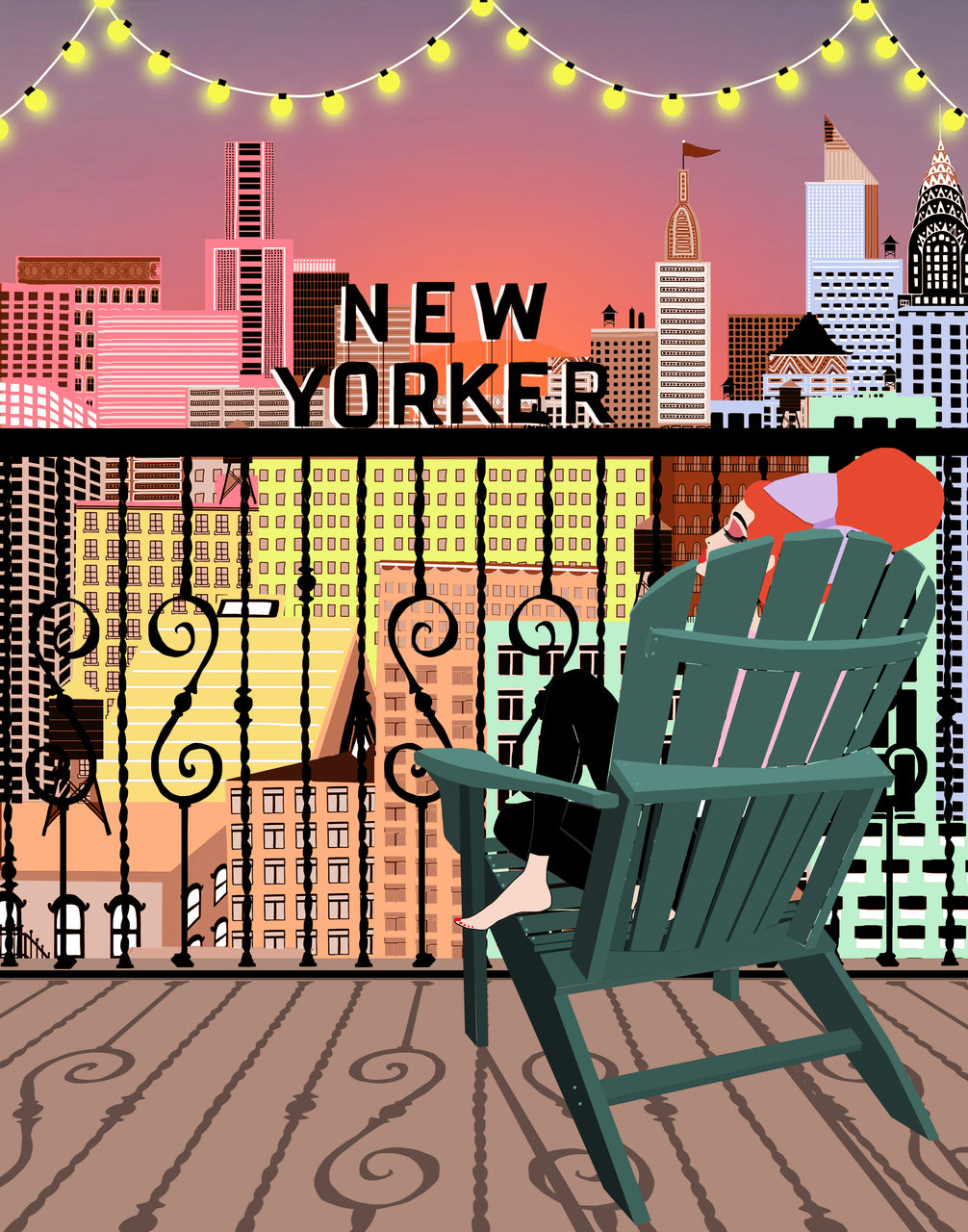 New York Balcony (PRINT)