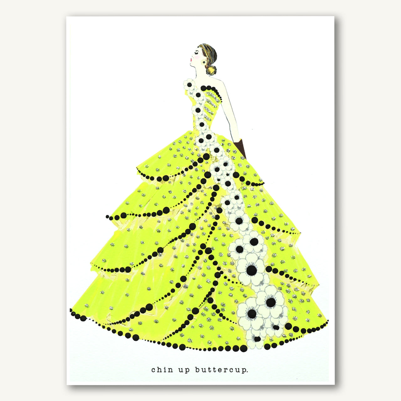 Chin Up Buttercup MEDIUM 11x14 PRINT