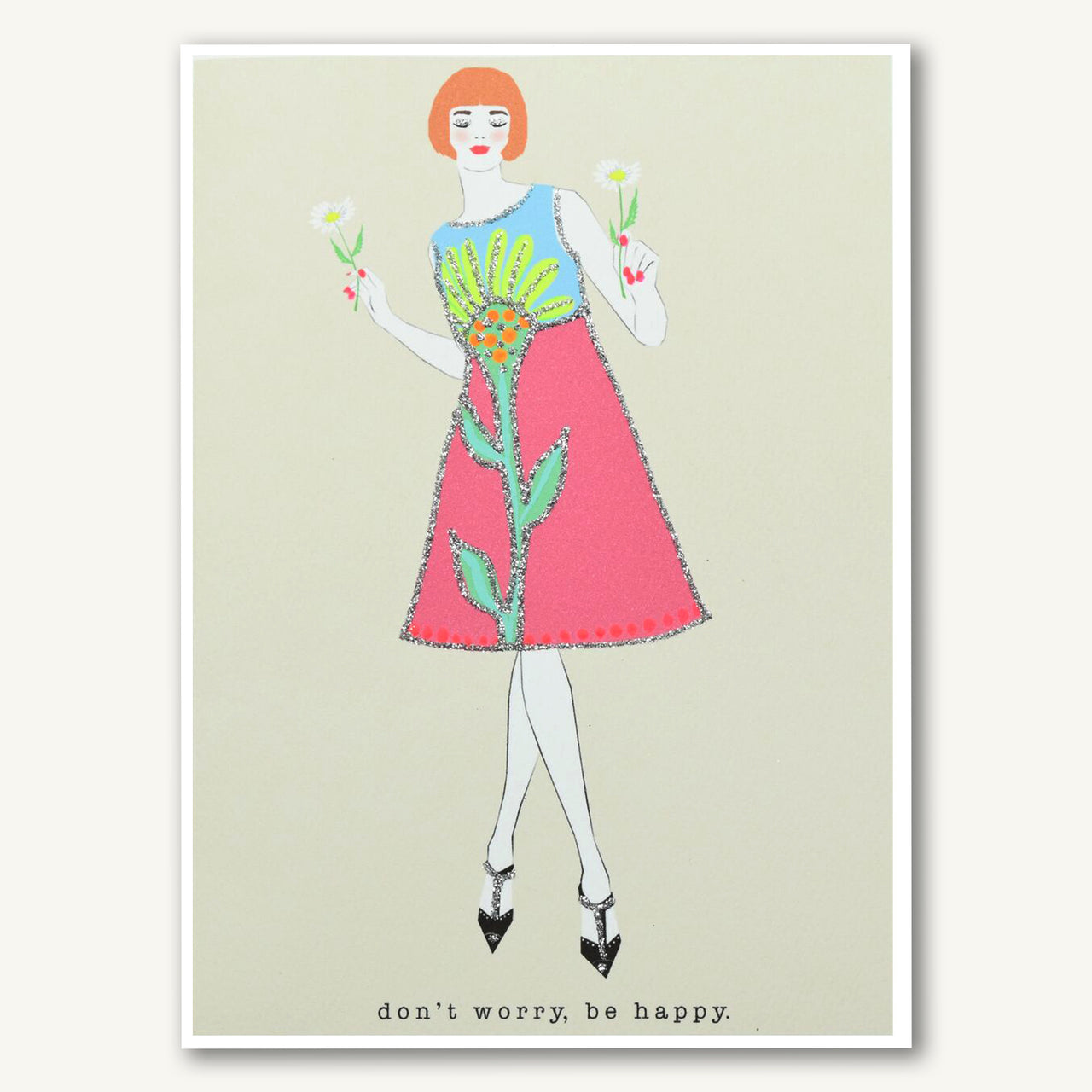 Don't Worry Be Happy 11x14 MEDIUM PRINT