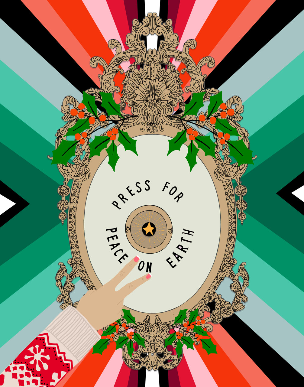 Press for Peace on Earth.