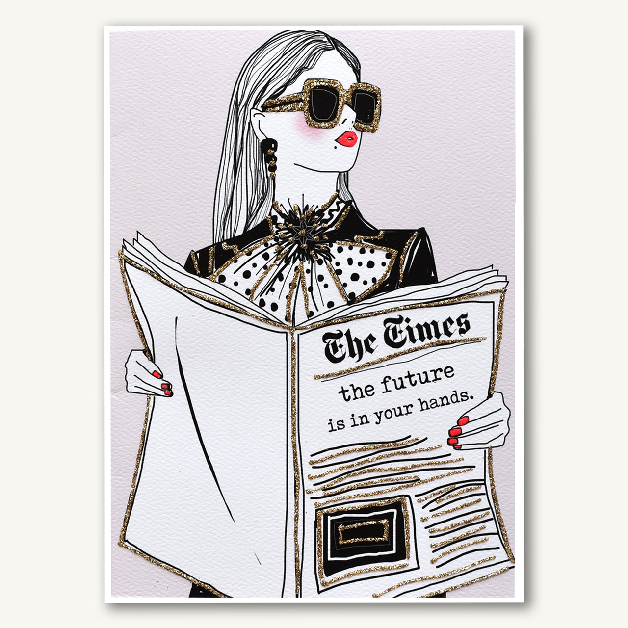 The Future Is In Your Hands. (PRINT)