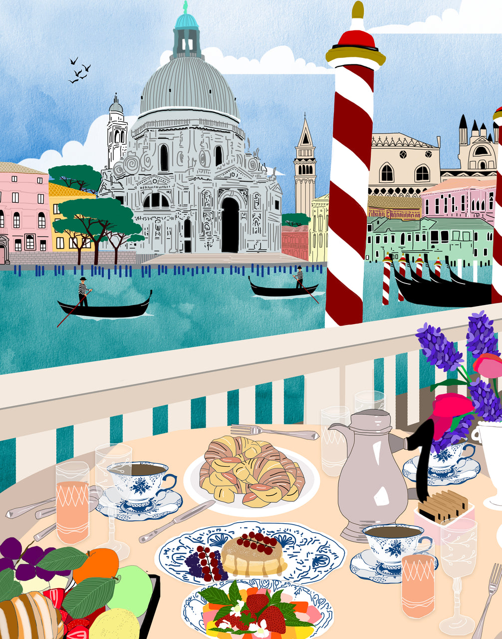 A Venetian Breakfast (PRINT)