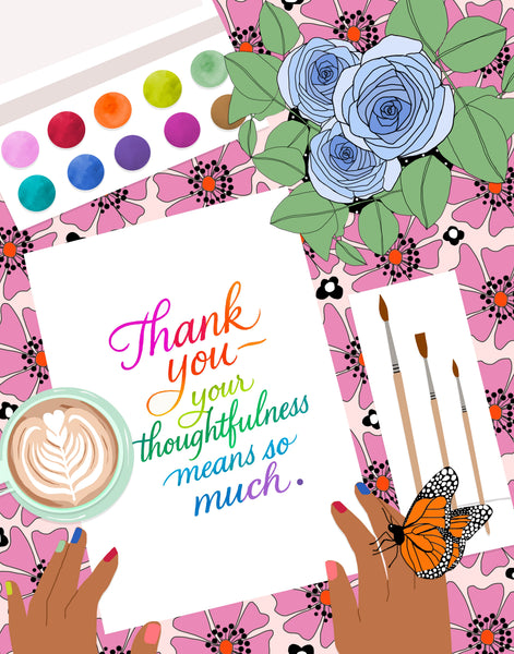 THANK YOU + THINKING OF YOU