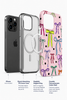 Candy Ribbon MagSafe iPhone Case (Dusty Rose)