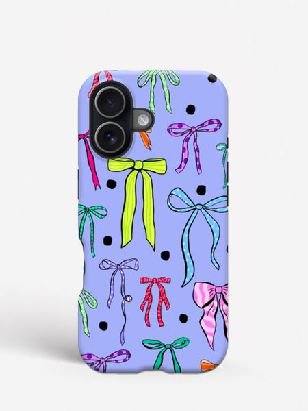 Candy Ribbon MagSafe iPhone Case (Periwinkle)