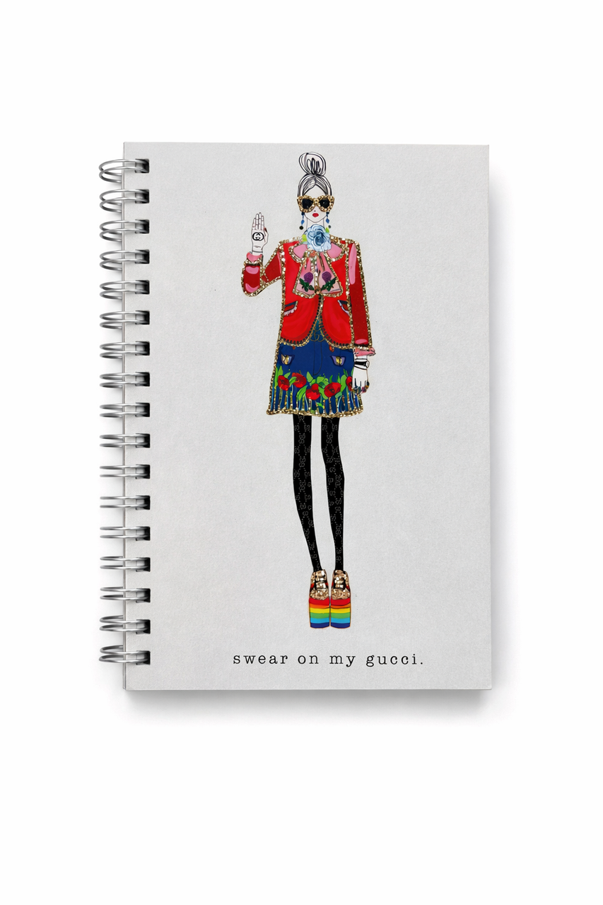 Swear On My Gucci Notebook