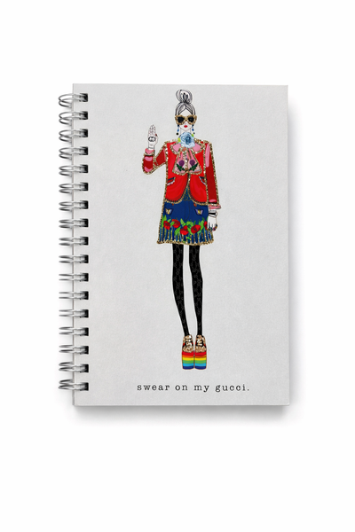 Swear On My Gucci Notebook