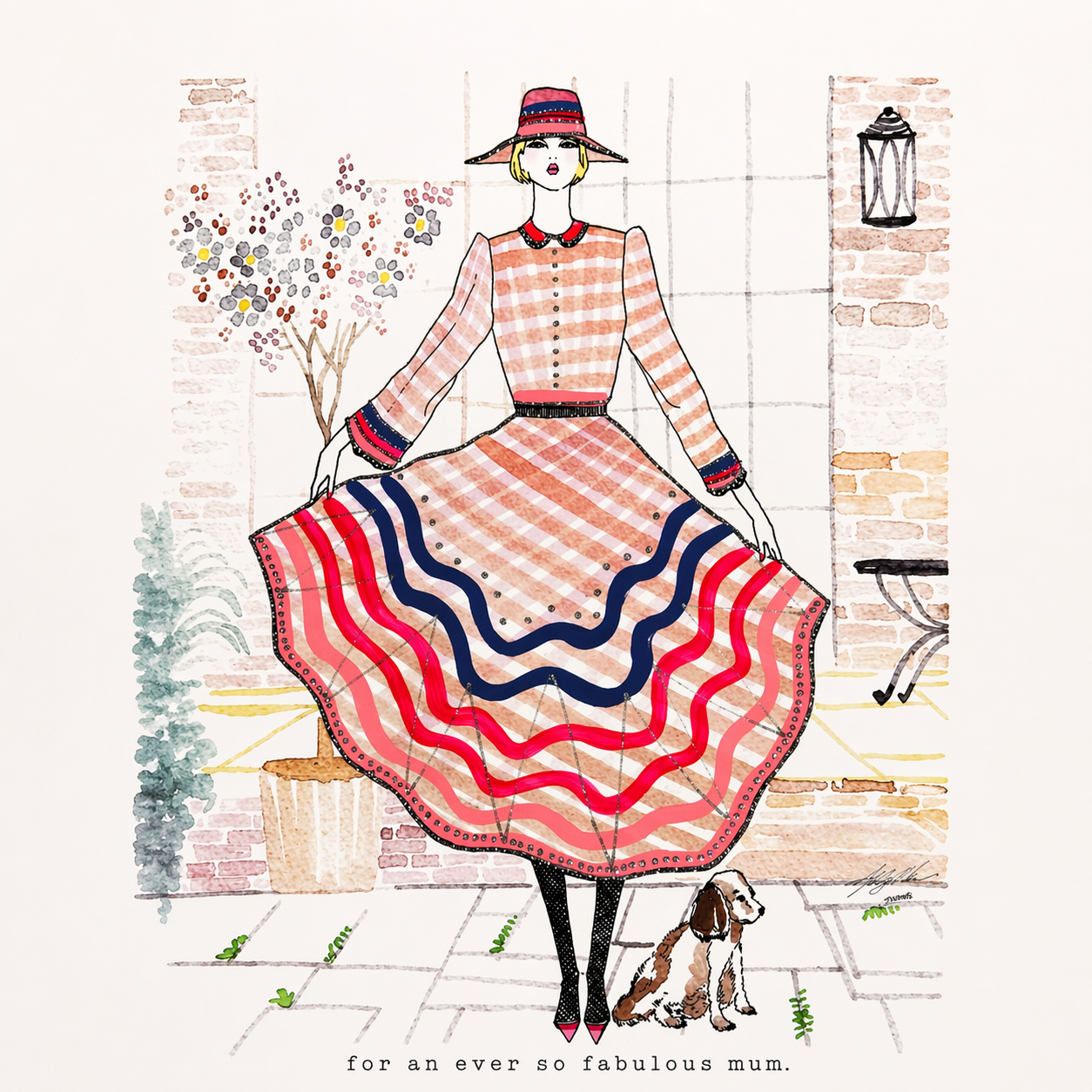 11"x14" FOR AN EVER SO FABULOUS MUM PRINT