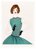 11"x14"HAVE I TOLD YOU I DREAM IN FRENCH PRINT (TEAL)