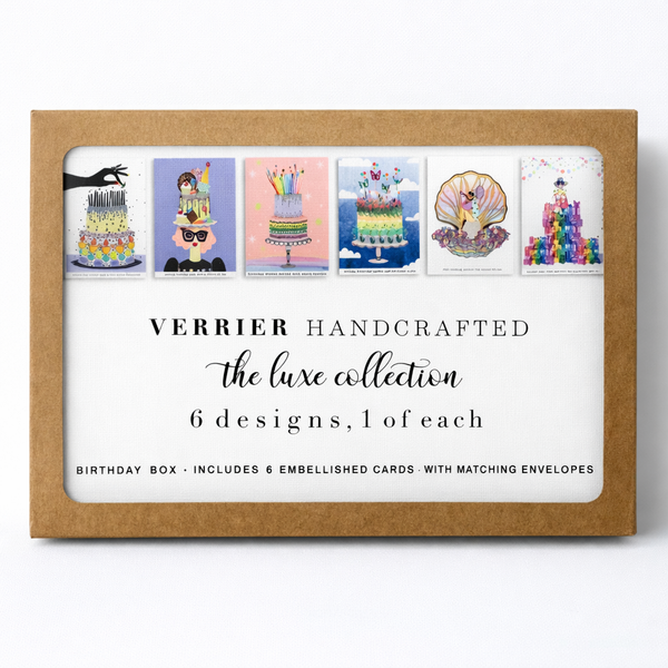 The Luxe Collection — Birthday Greeting Card Set (6 Cards)