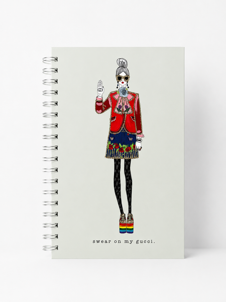 Swear On My Gucci Notebook