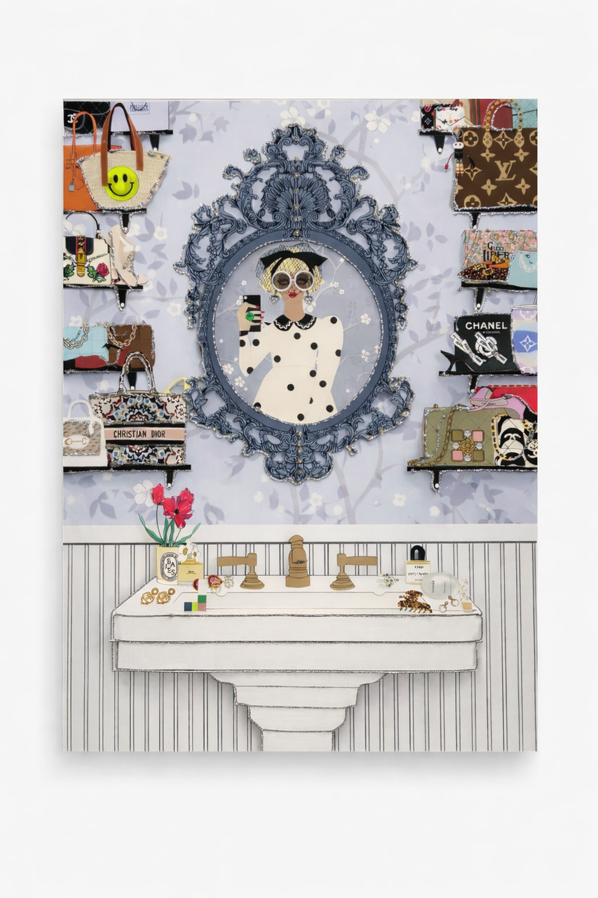 (SALE) SMALL 8.5 X 11" LUXURY BATHROOM SELFIE