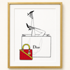 SMALL 8.5 X 11" HEAD OVER HEELS DIOR EDITION