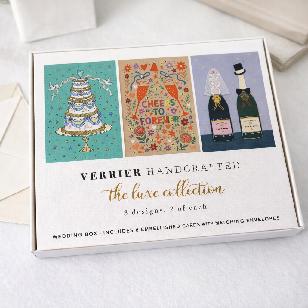 The Luxe Collection — Wedding Box Greeting Card Set (6 Cards)