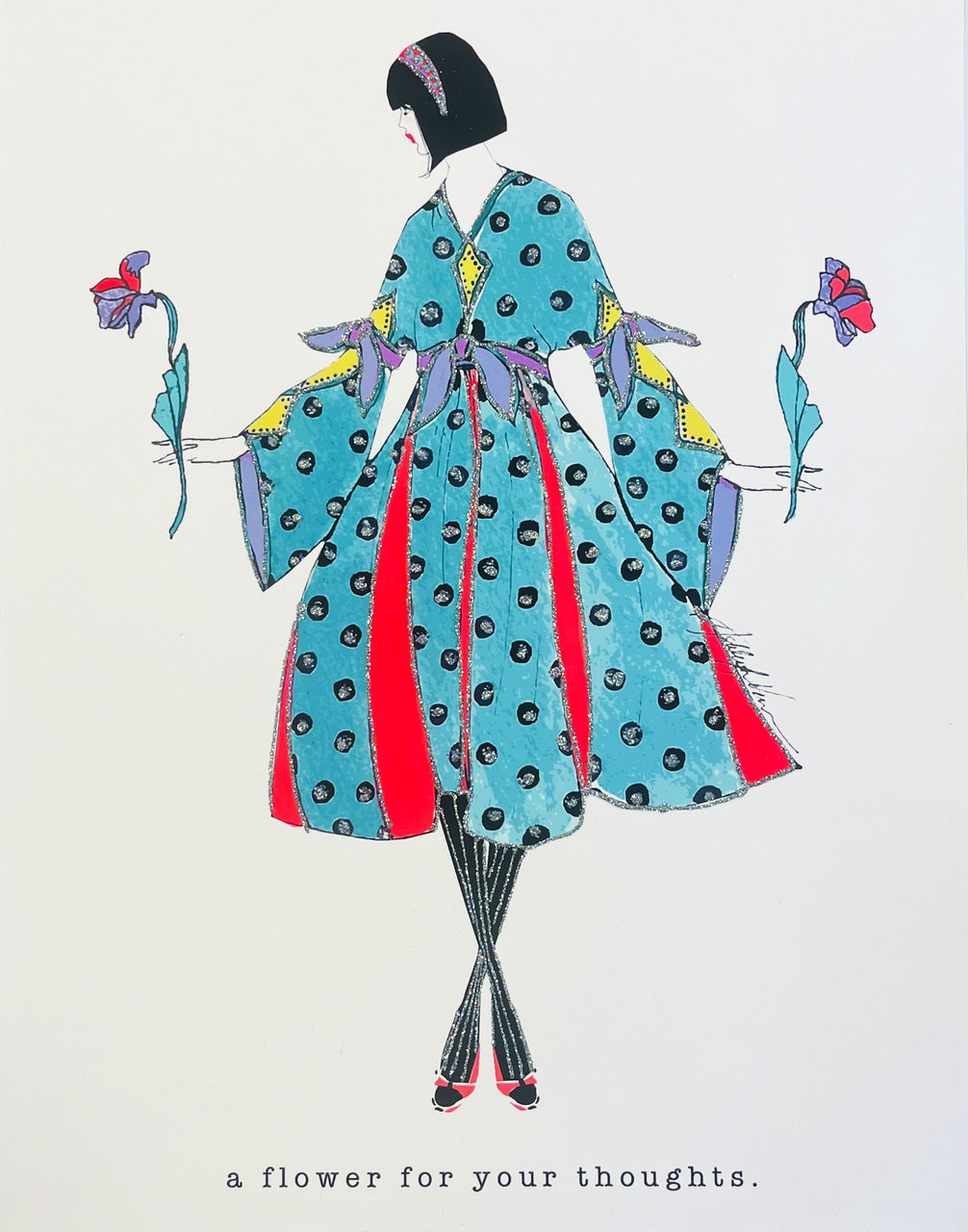 A Flower For Your Thoughts 11x14 MEDIUM PRINT