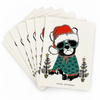 The Luxe Collection — Festive Frenchie Greeting Card Set (6 Cards)