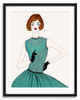 11"x14"HAVE I TOLD YOU I DREAM IN FRENCH PRINT (TEAL)