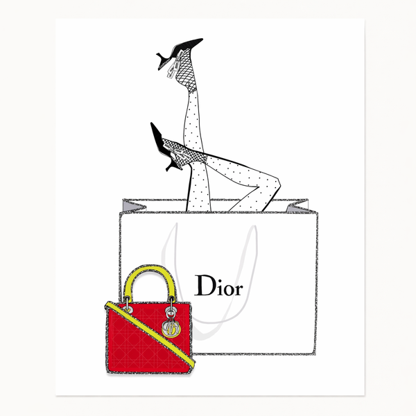 SMALL 8.5 X 11" HEAD OVER HEELS DIOR EDITION