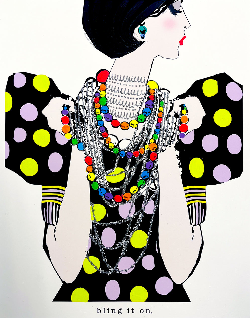 Bling It On 11x14 MEDIUM PRINT