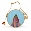 Rainbow Chrysler Building Crossbody Bag