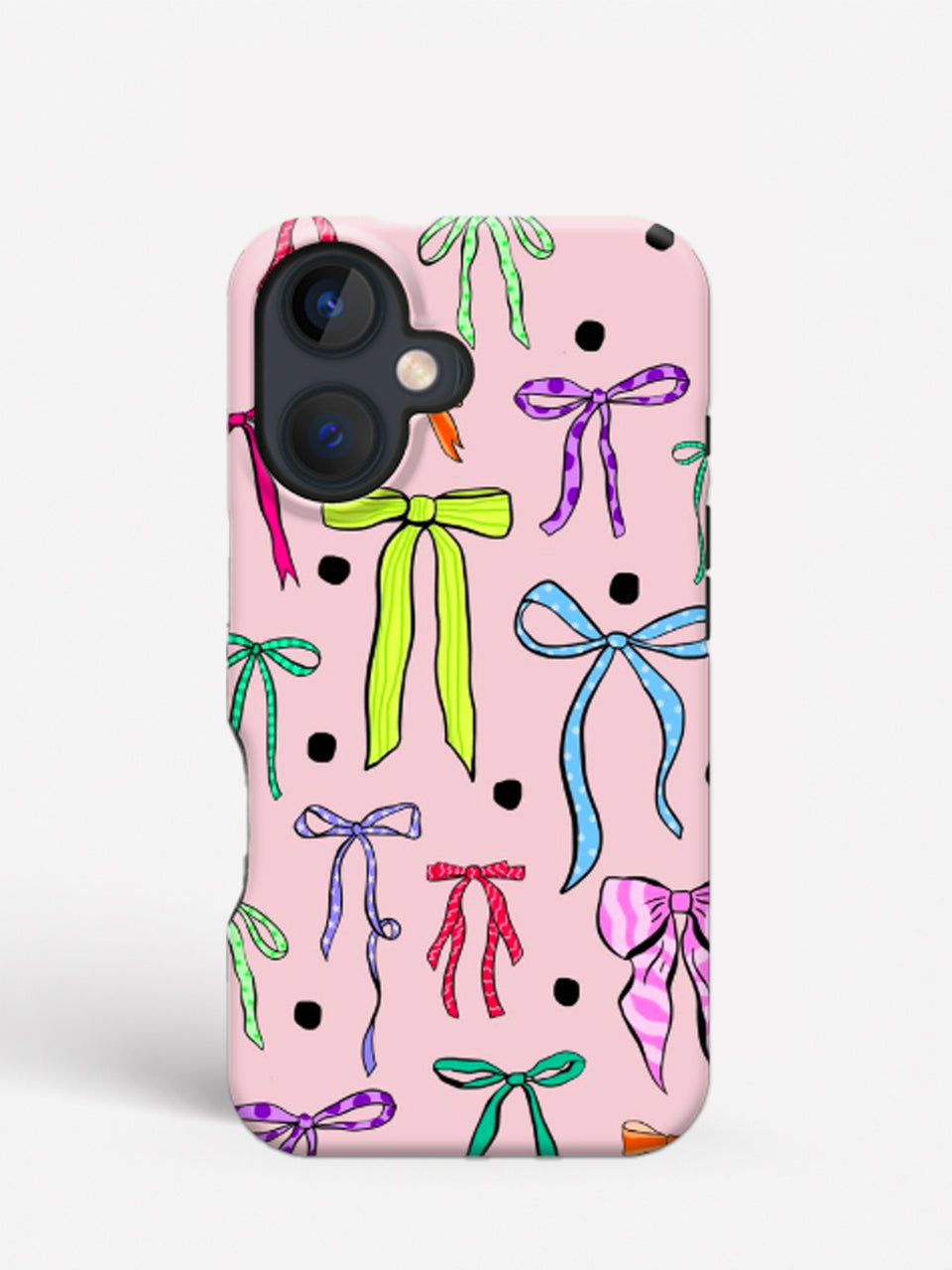 Candy Ribbon MagSafe iPhone Case (Dusty Rose)