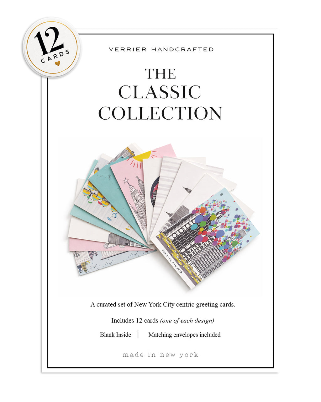 The Classic Collection — Boxed NYC Greeting Card Set (12 Cards)