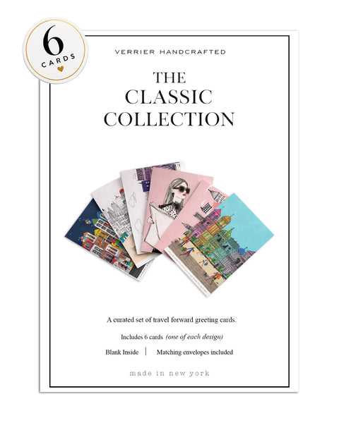 The Classic Collection — Boxed Travel Greeting Card Set (6 Cards)