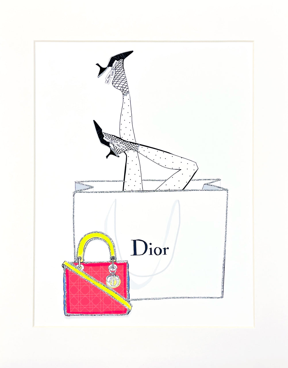 11"x14" Head Over Heels Dior MATTED PRINT