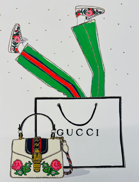 Head Over Heels Gucci 11x14 MEDIUM PRINT