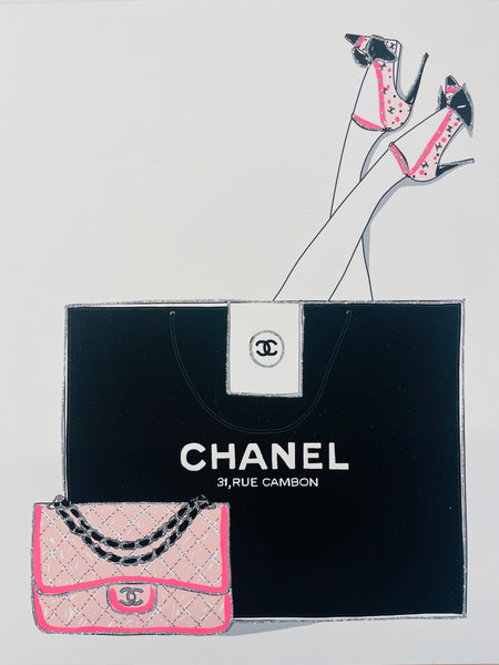 Head Over Heels Chanel 11x14 MEDIUM PRINT