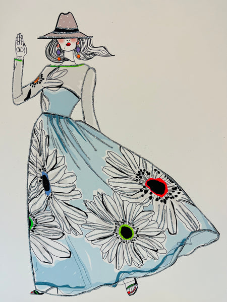 Swear On My Valentino 11x14 MEDIUM PRINT