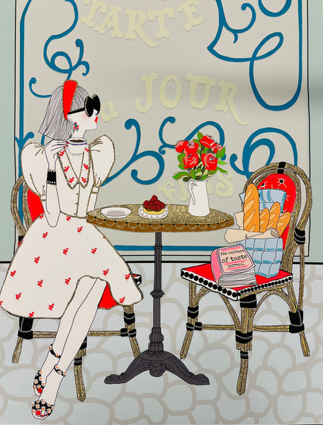 (SALE) XL 17x22" TARTE DU JOUR