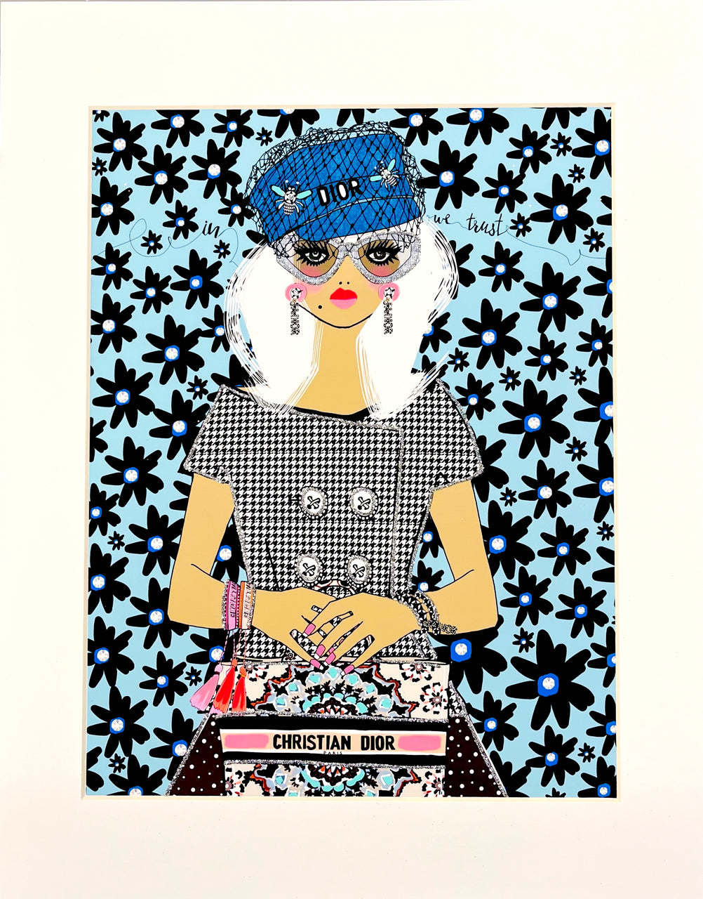 11"x14" In Dior We Trust MATTED PRINT