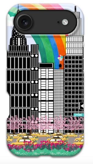 Somewhere Over the NYC Rainbow iPhone Case