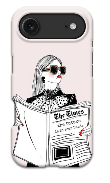 The Future Is In Your Hands iPhone Case