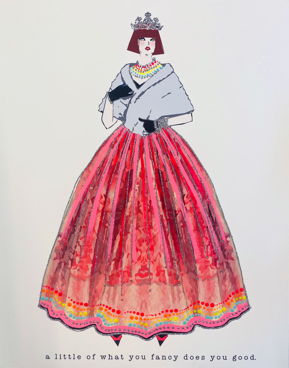 A Little Of What You Fancy Does You Good 11x14 MEDIUM PRINT