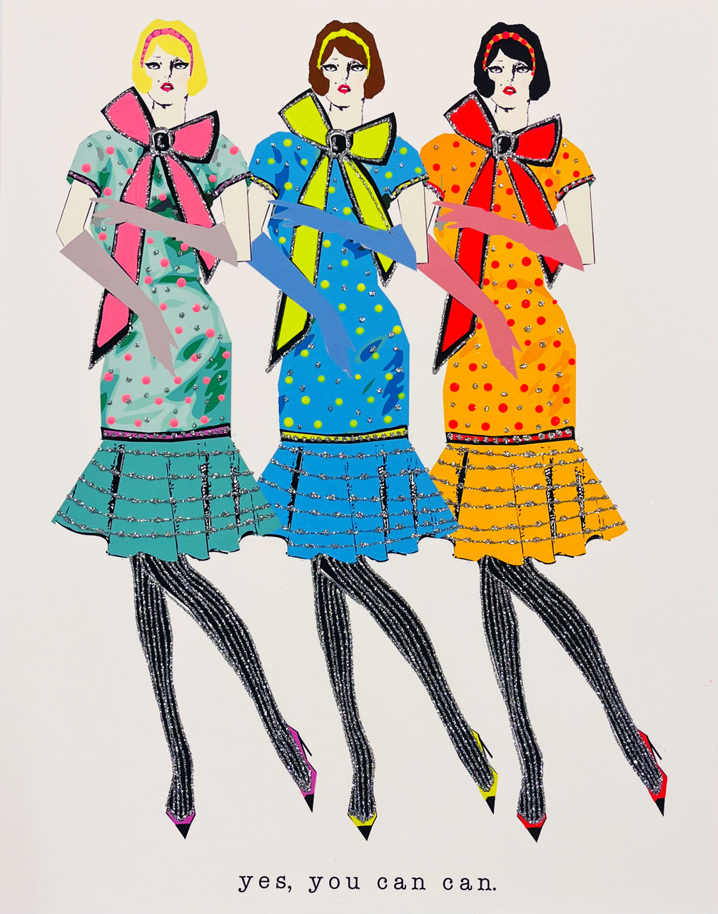 Yes You Can Can 11x14 MEDIUM PRINT