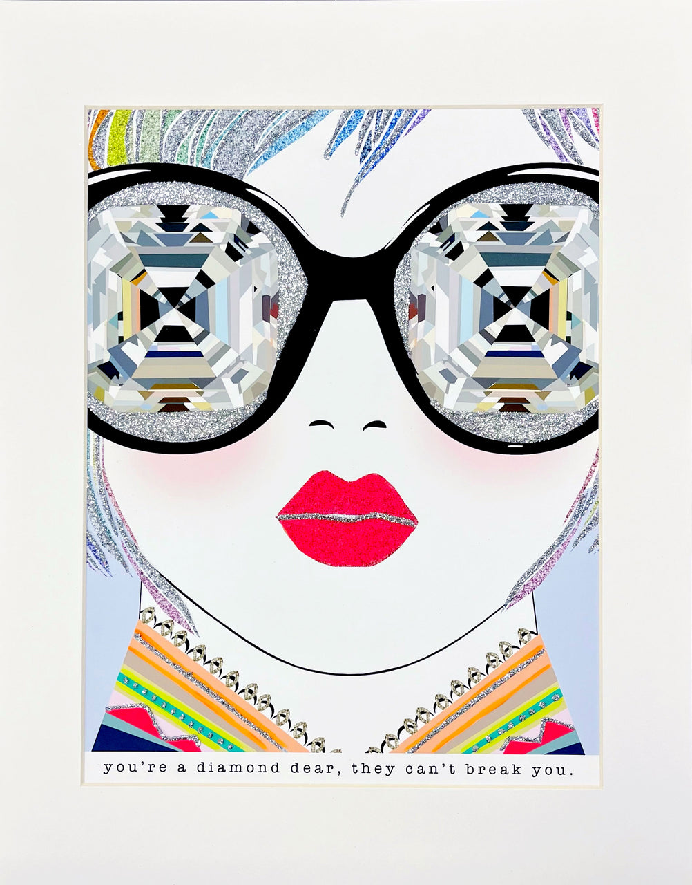 11"x14" You're A Diamond Dear MATTED PRINT