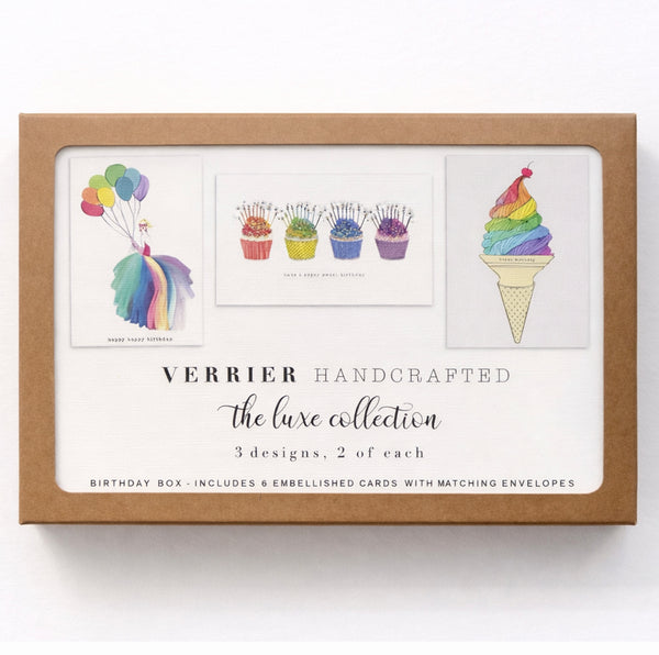 The Luxe Collection — Birthday Greeting Card Set (6 Cards)