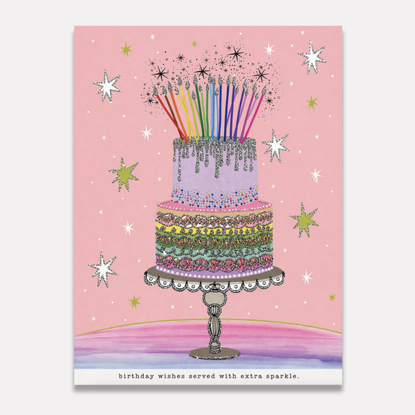 Birthday Wishes Served With Extra Sparkle.