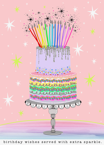 Birthday Wishes Served With Extra Sparkle.