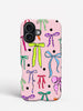 Candy Ribbon MagSafe iPhone Case (Dusty Rose)