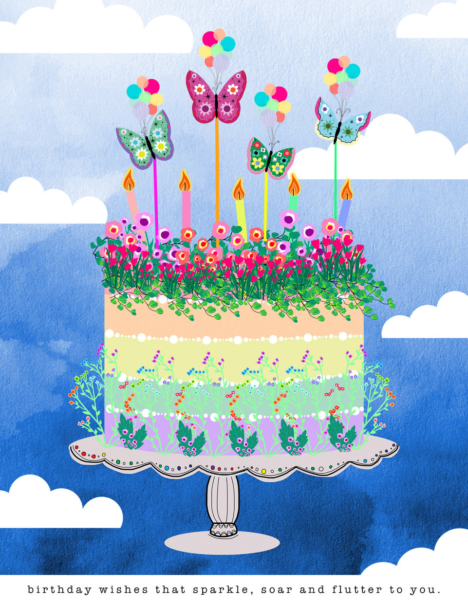 Birthday Wishes That Sparkle, Soar and Flutter To You.