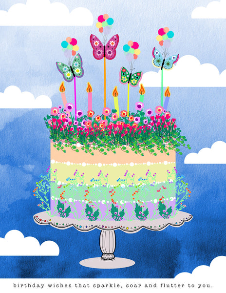 Birthday Wishes That Sparkle, Soar and Flutter To You.