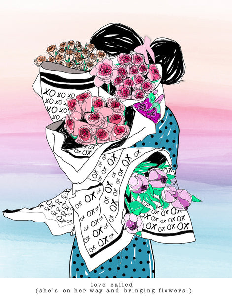 Love Called. She's On Her Way And Bringing Flowers.