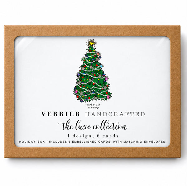 The Luxe Collection — Merry, Merry Holiday Greeting Card Set (6 Cards)