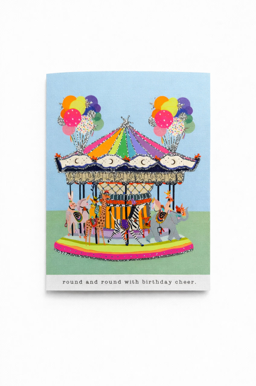 Round And Round With Birthday Cheer.